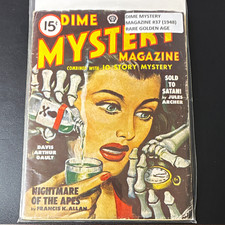 Dime Mystery Magazine #37 Vol 37 No 1 October 1948 Mystery Illustrated English picture
