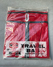 Vintage Texaco Gas Station Promo Travel Garment Bag NOS Sealed Red Vinyl OBO picture