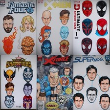 Original Custom Blank Sketch Cover Comic Artwork DC Marvel Image Commissions picture