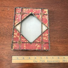 Asian Inspired Small Photo Frame. Very Good Condition picture