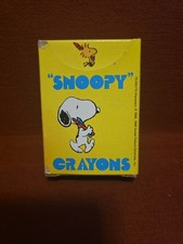 RARE VINTAGE Snoopy Crayons Set Of 24 Unused In Original Box picture