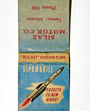CONWAY, AR 1940'S- SILAZ OLDSMOBILE MOTOR CO, ARKANSAS MATCHBOOK COVER picture