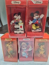 VTG 5 Disney Schmid Mickey & Minnie Mouse Christmas Ornaments 1980s 41 picture