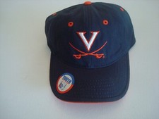 YOUTH---  VIRGINIA CAVALIERS  STRAPBACK DEADSTOCK GOLF BEACH HAT CAP VINTAGE A3 picture