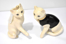 LENOX Bride & Groom Classic Cat Collection China Together Forever Cat Figurines picture