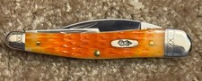Case XX Seahorse Whittler Knife 2022 Cayenne Bone XX Bolster Original Box NR picture