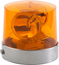 Grote 76223 Two Sealed Beam Roto Beacon Amber Permanent Mount Stainless Steel picture