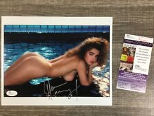 (SSG) Sexy CORINNA HARNEY Signed 10X8 Color Photo Playmate of the Year - JSA COA picture