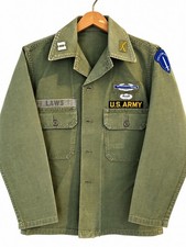 Vintage Vietnam War Era US Army OG-107 Infantry Airborne Jacket Captain LAWS picture