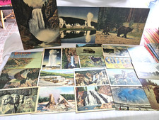 22 Vintage YELLOWSTONE Unused Postcards Jack Ellis Haynes c1930's & Booklet picture