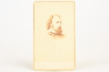 1860s CDV Carte-de-visite Photo - Alfred, Lord Tennyson Poet Laureate UK V25 picture