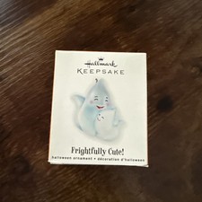 2010 MINIATURE Hallmark Halloween Ornament Frightfully Cute NIB picture