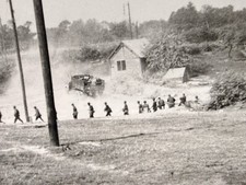 5 WWII Photo Lot Omaha Beach 6th Engineer Special Brigade Bunkers Flak Tower picture