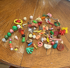 RARE Vintage 1960s 1970s Gumball Machine Charm and Miniature Dime Store Toy Lot picture
