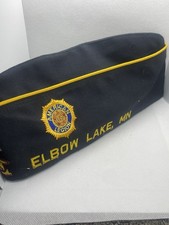 Vintage VFW American Legion Veteran Cap Hat Post 321 Elbow Lake, MN picture
