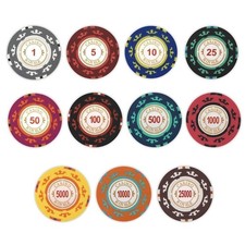 Bulk 1000 Casino Royale Poker Chips - 14 gram - Pick Your Denominations picture