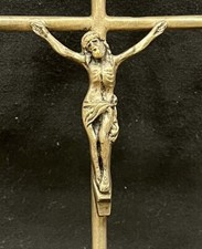 AMAZING MASSIVE CROSS ANTIQUE CRUCIFIX JESUS CHRIST 