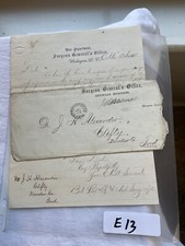 CIVIL WAR LETTER DR J ALEXANDER REQUEST INFO HEAD NECK WOUND NOTE STATIONARY e13 picture