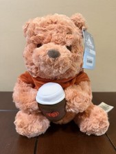 Disney Winnie the Pooh Fall Vibes Plush 10''  Pumpkin Spice Latte NEW 2026 picture
