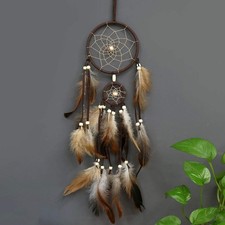 Feather Dream Catcher Handmade Native American Dream Catchers Bohe Wall Hanging picture