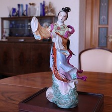 Antique Vintage Chinese Porcelain Dancing Girl Jingdezhen Factory 50 picture