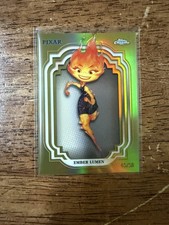 2024 Topps Chrome Disney Pixar Ember Lumen Gold Refractor /50 #57 picture