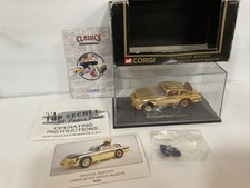 James Bond 007 Special Edition Aston Martin Gold 1995 Corgi in Box All Original picture