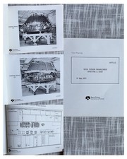 RARE NASA 1971 Apollo Senior Management Tour Briefing Rockwell CSM CM w/ COA picture
