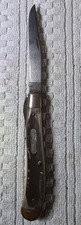 Vintage Schrade USA 1940T Old Timer Folding Knife Liner Lock Mismatched Handles picture