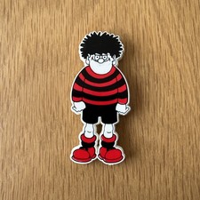 Rare Vintage Dennis The Menace Beans Badge picture