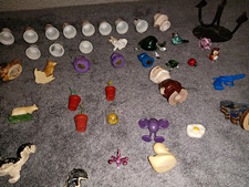 Vintage 70s Porcelain Glass Wood Miniature Lot picture