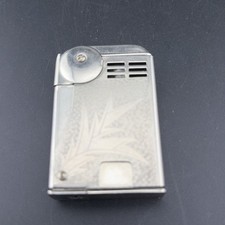 Retro READY Steel Pocket Semi Auto Lighter Made In Austria 1930’s/1950’s picture