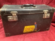 Vintage Tung Sol Repair Radio TV Tube Caddy Case Caddie Carrier W/ LOGO 17x7x9” picture