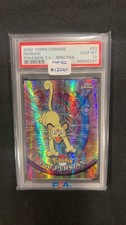 Topps 2000 Topps Chrome Pokémon TV Spectra Persian #53 PSA 10 picture
