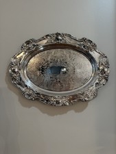 Vintage TOWLE EP Silver Oval Platter 17’ X 12.5”  #4071 picture