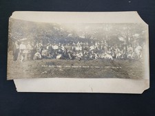 1914 antique LOYAL ORDER OF MOOSE No. 1440 willimantic ct FIRST CLAM BAKE PHOTO picture