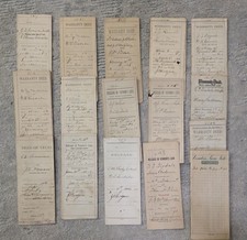 Antique Warranty Deeds & More lot Williamson County Georgetown Round Rock Texas picture