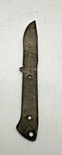 Laser-cut Steel knife blank picture