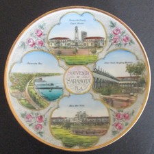 Early 20th Century Souvenir Dish Mira Mar Hotel Ringling Museum Sarasota Florida picture
