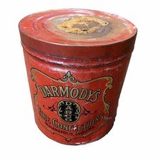 Vtg Darmody’s Fine Confections - Large Litho Tin - Indianapolis, Indiana - VHTF picture