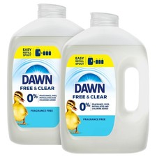 Dawn Free & Clear Refill Jug Dish Soap, Dishwashing Liquid, Tough Grease Removal picture