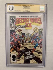 Secret Wars 2 #1 CCG Signature Series 9.8 Signed By Jim Shooter picture