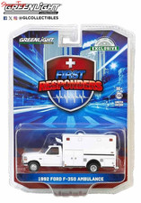 Greenlight 1/64 First Responders - 1992 Ford F-350 Ambulance - White picture