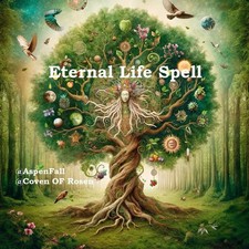Eternal Life Blessing Witches Spell Kit Immortality, Timeless Vitality/ Health picture