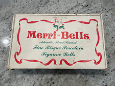 Jasco 1978 Merri-Bells 11 Fine Bisque Porcelain Figurine Bells, Vintage  picture