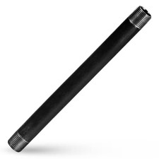 3/8 In. X 30 In. Black Steel Pipe  New picture