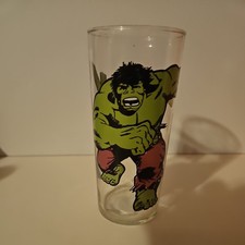 RARE 1978 Marvel Comics Glass Cup THE INCREDIBLE HULK Super Heroes Character 70s picture