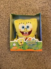 NIB Vintage 2002 Nickelodeon SpongeBob SquarePants Plush Coin Bank picture