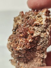 Beautiful Sparkling Red Vanadinite Crystals on Matrix picture
