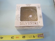 Spun Glass Ornament Vintage Silvestri Large Harp W/ Box picture